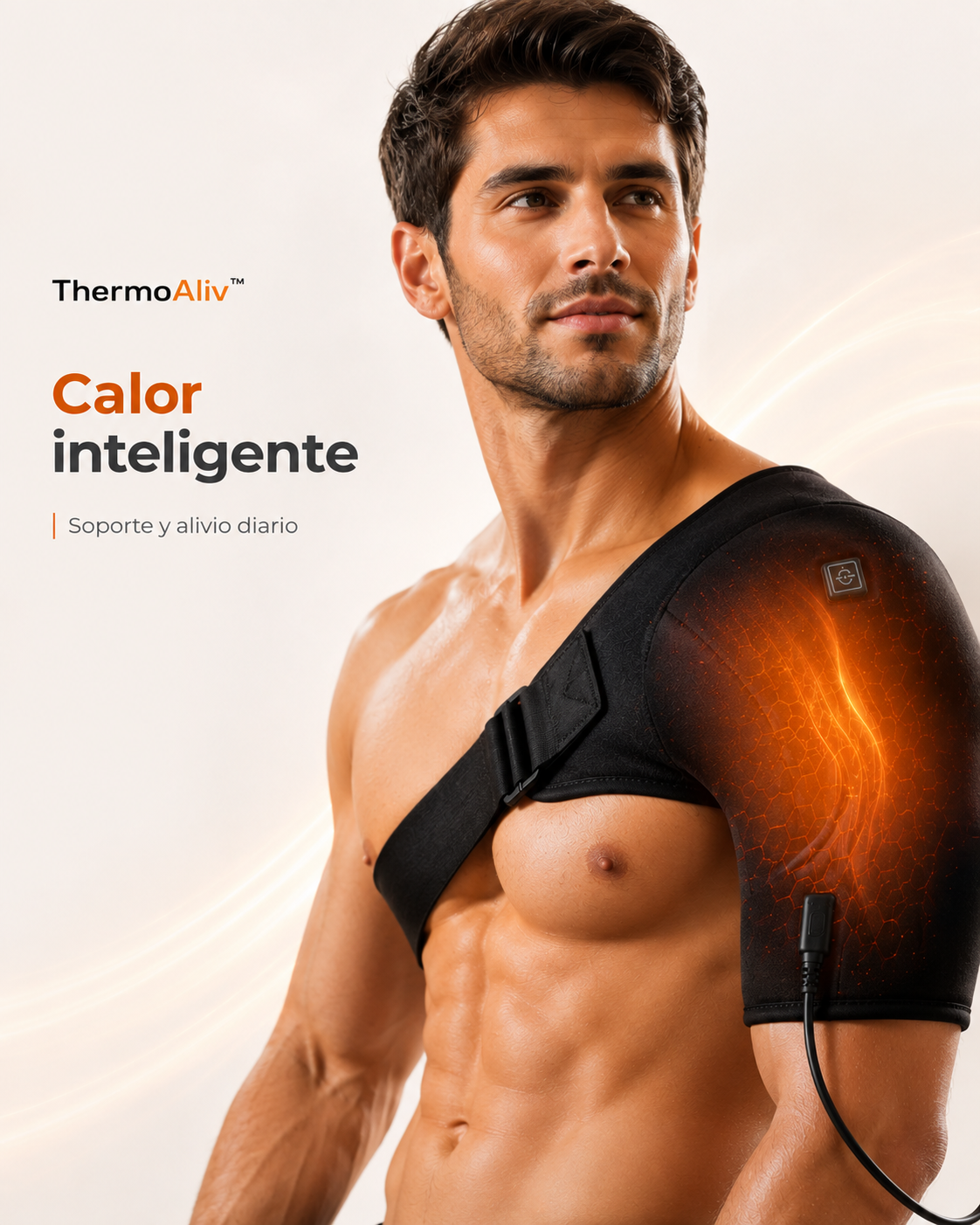 ThermoAliv™ — Calor, soporte y alivio para tu hombro