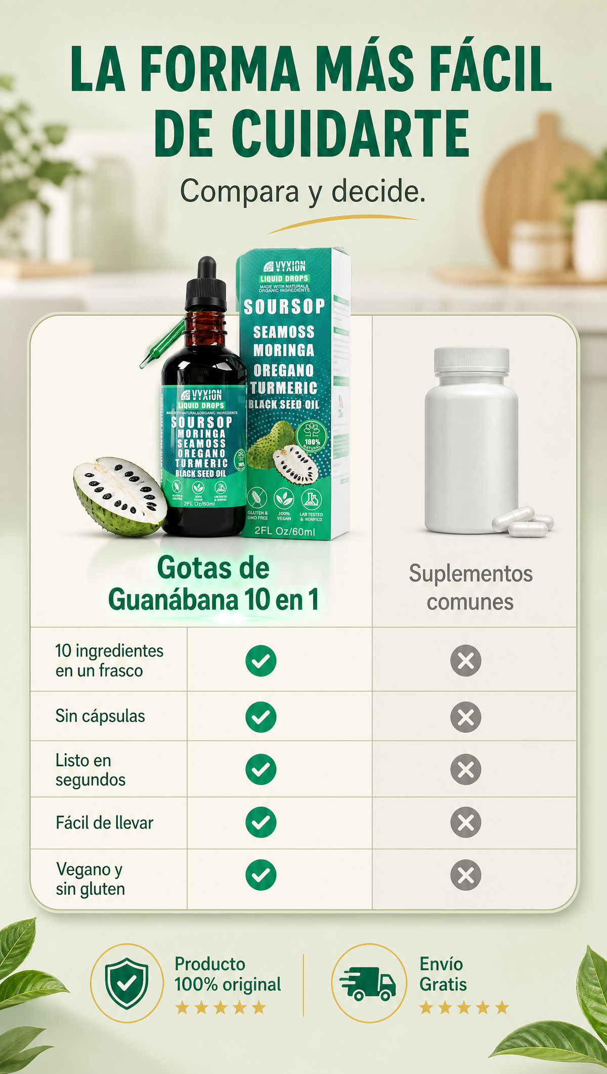 🌿 ¡10 INGREDIENTES EN UNA SOLA FÓRMULA!
