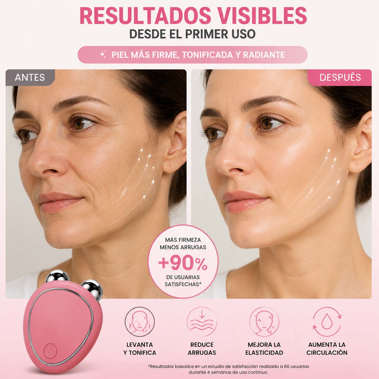 SKINDION™|  Masajeador Facial de Microcorriente