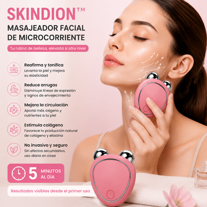 SKINDION™|  Masajeador Facial de Microcorriente
