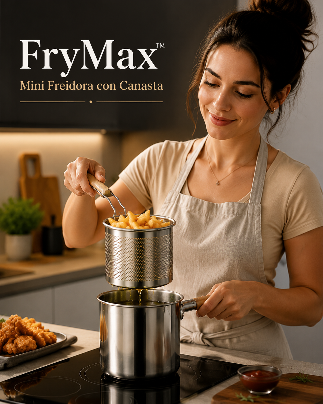 🍟 FryMax™ Mini Freidora Con Canasta