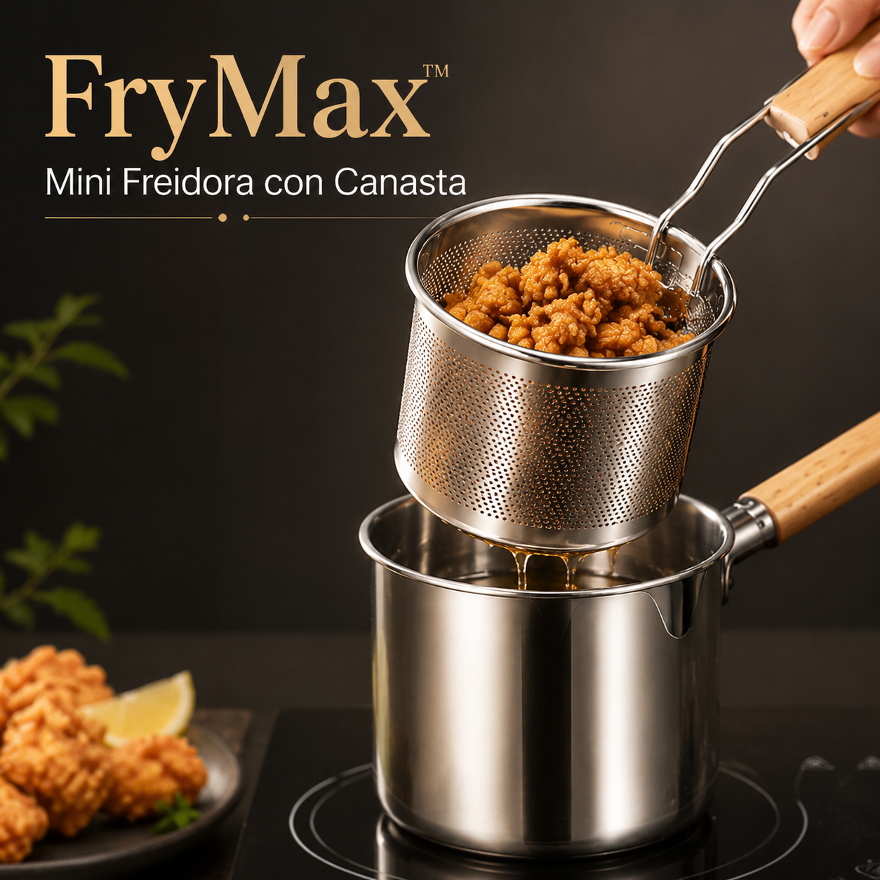 🍟 FryMax™ Mini Freidora Con Canasta