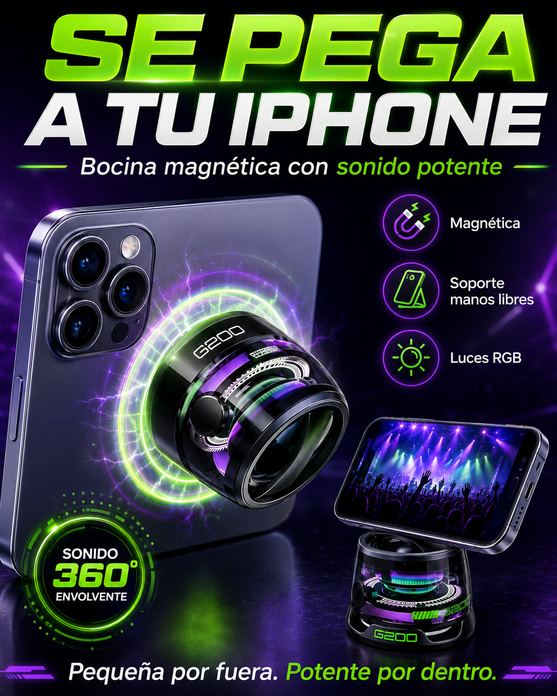 🔊 MagniBeat™ — La bocina que va contigoo