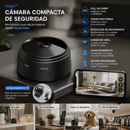 Visio™ — Cámara Compacta de Seguridad