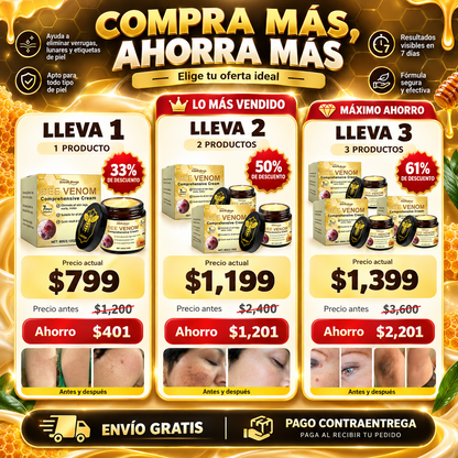 PIEL IMPERIAL™ Crema Reparadora Veneno De Abeja