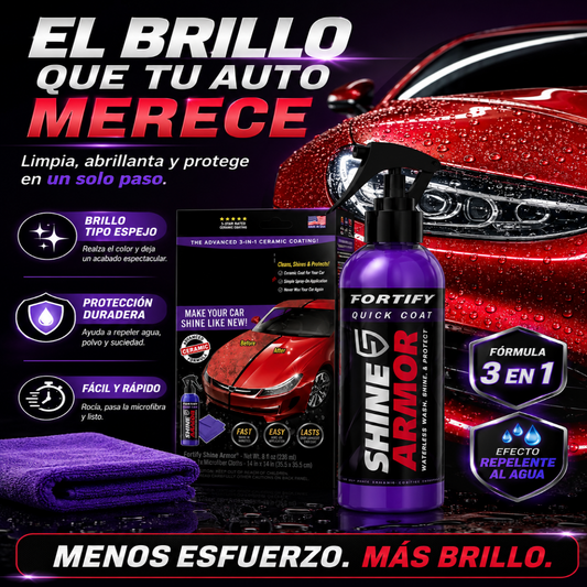 🚗✨ CeramiShine™ — Brillo & Protección 3 en 1