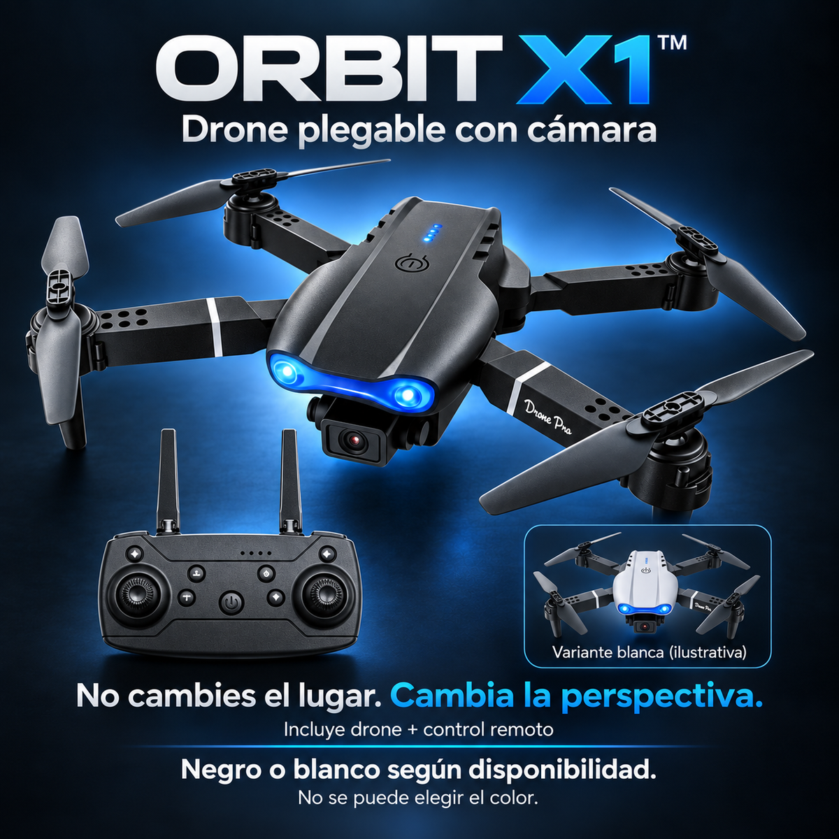 ORBIT X1™ Drone plegable con cámara HD