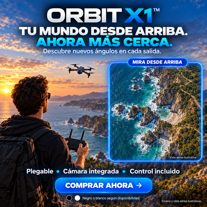 ORBIT X1™ Drone plegable con cámara HD