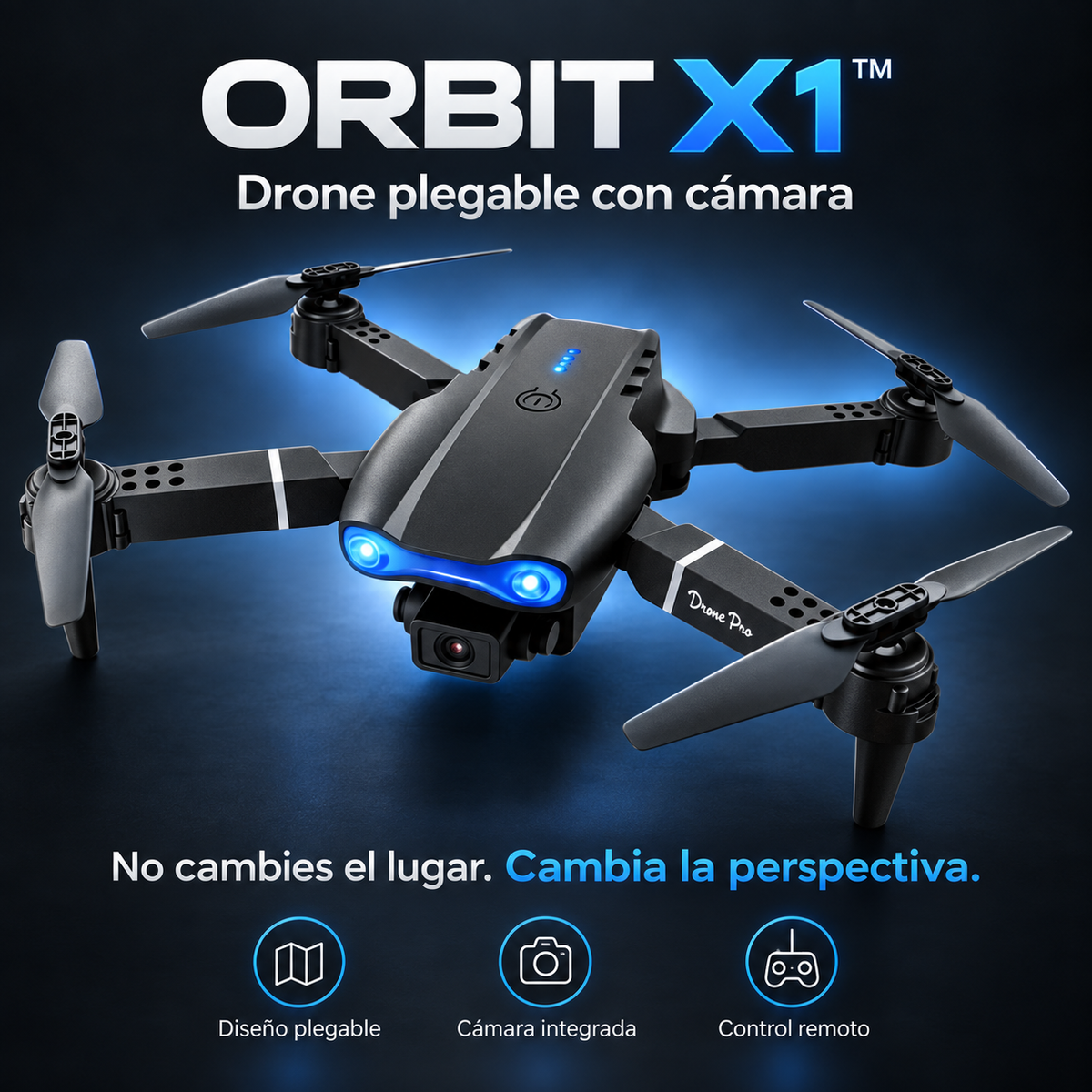 ORBIT X1™ Drone plegable con cámara HD
