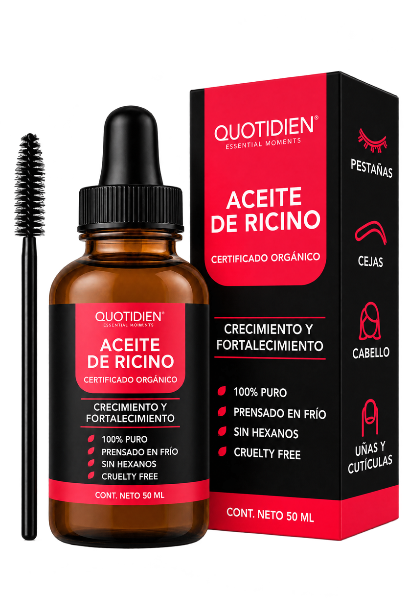 Aceite de Ricino Quotidien 50 ml · pack oferta