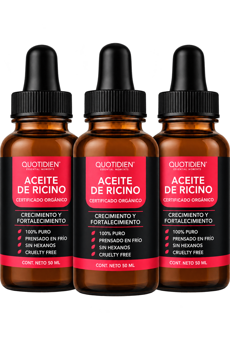 Aceite de Ricino Quotidien 50 ml · pack oferta